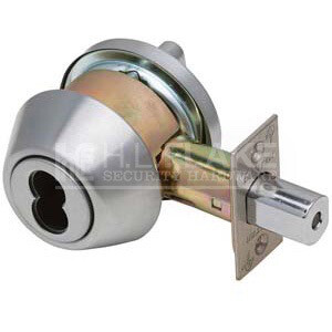 DEXTER Deadbolt, Sgl Cylinder,less Cylinder