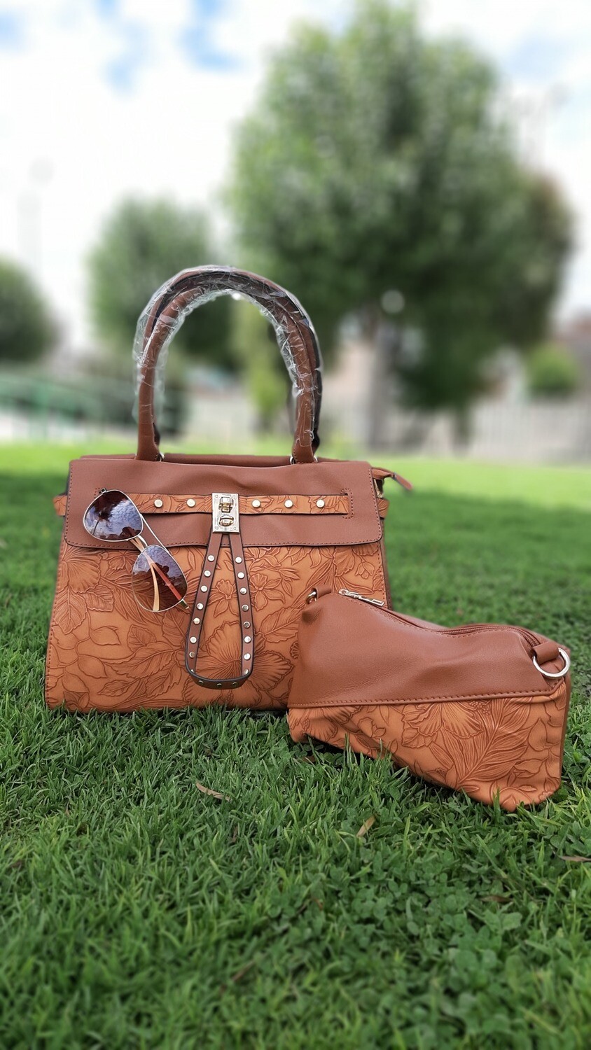 Cartera Brown 2 piezas