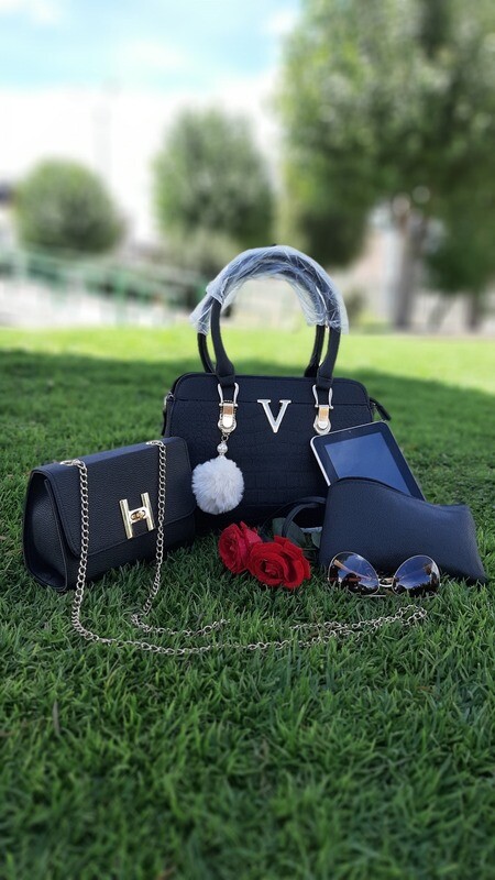 Cartera Black V 3 piezas