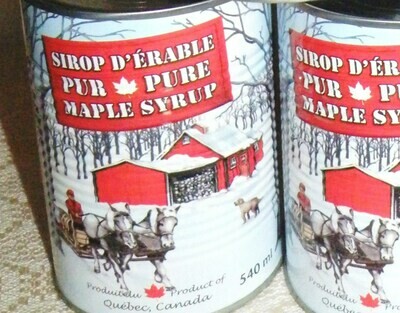 Sirop d'érable pur