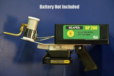 BP 200 Reaper, DEWALT Battery Powered Oxalic Acid Vaporizer. One year parts and labor warranty.