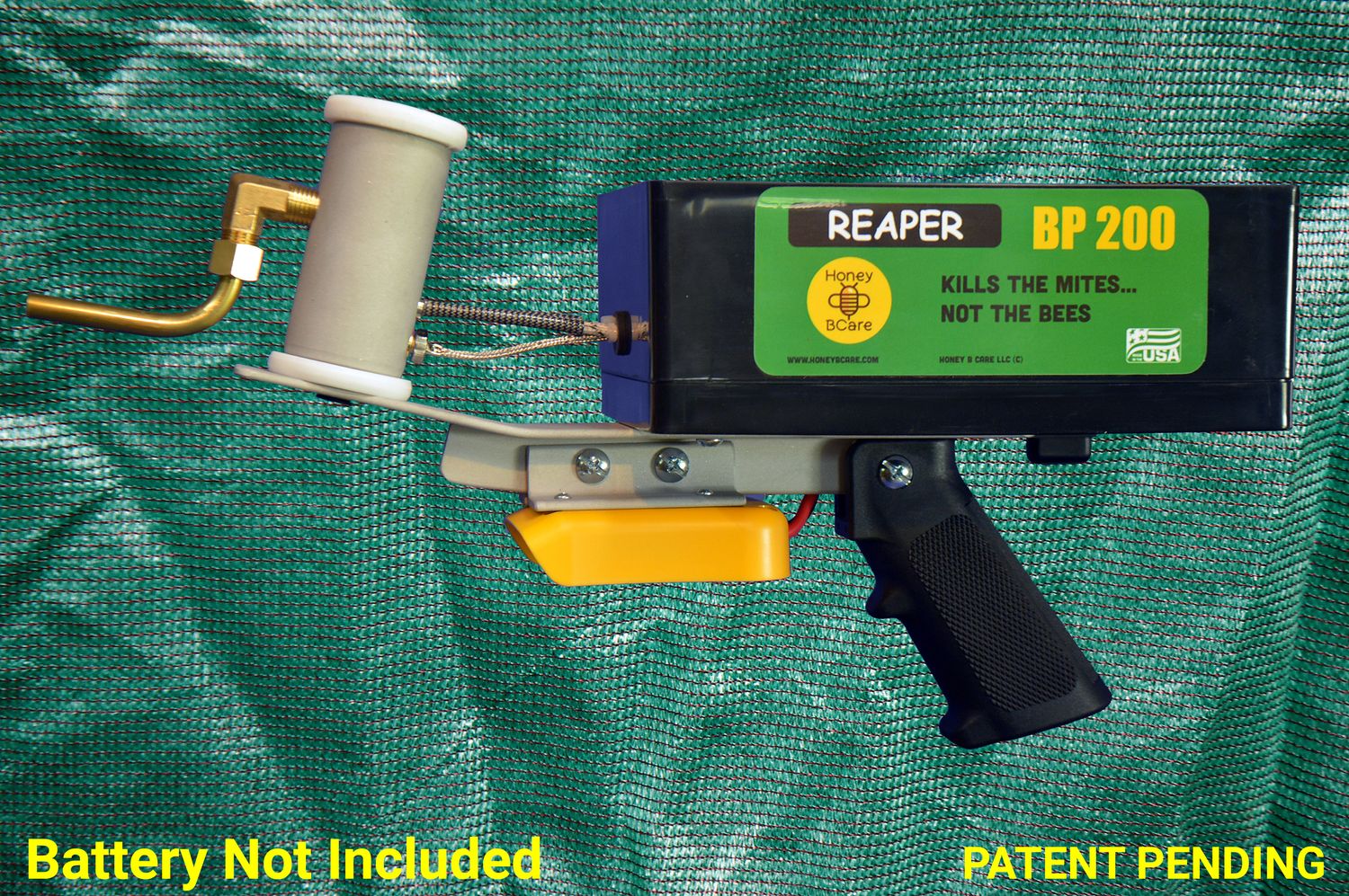 BP 200 Reaper, DEWALT Battery Powered Oxalic Acid Vaporizer. One year parts and labor warranty. &quot;Patent Pending&quot;