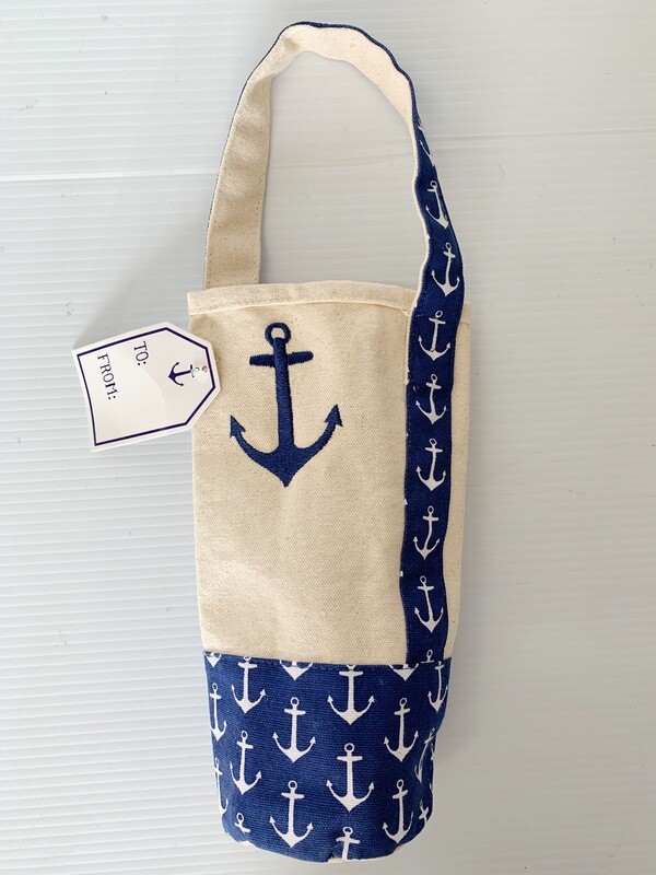 Anchors Away Wine Travel Bag