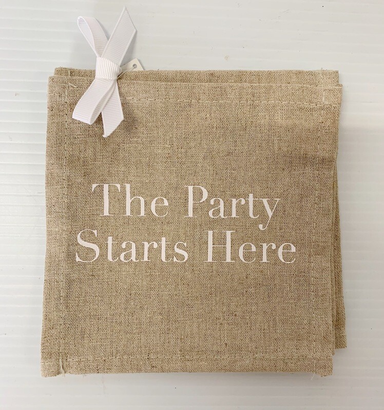 Party Starter Reusable Cocktail Napkins