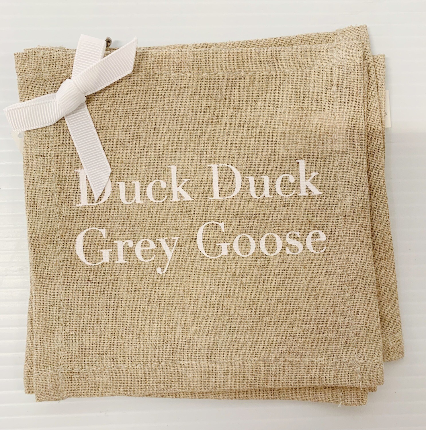 Duck, Duck, Goose! Reusable Cocktail Napkins