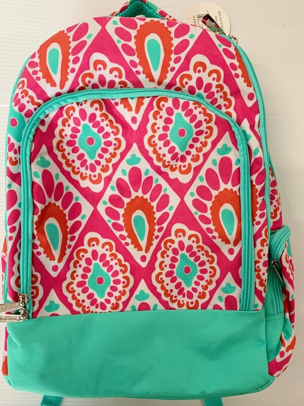 Pink Paisley Backpack