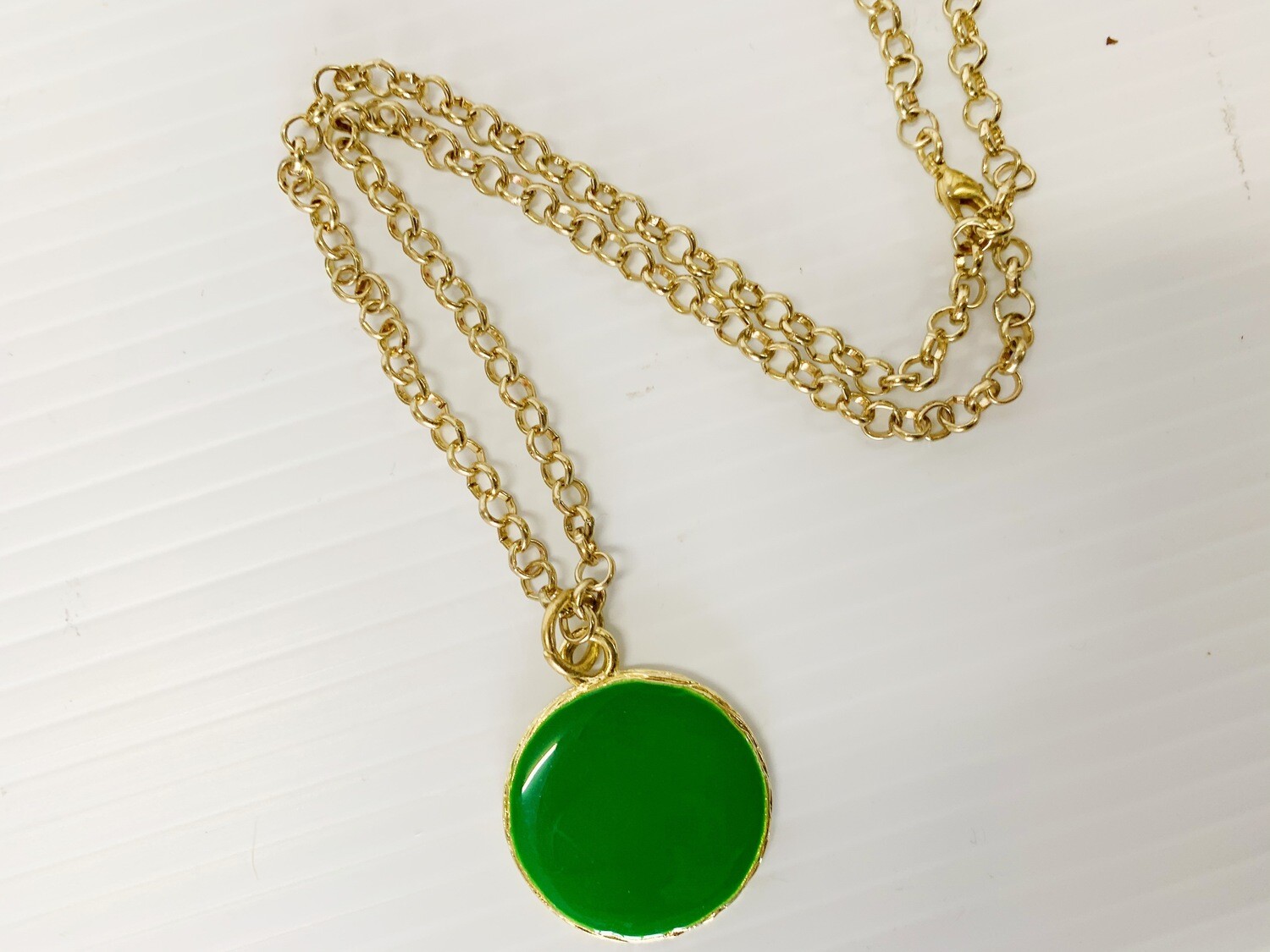 Green Pendant Necklace