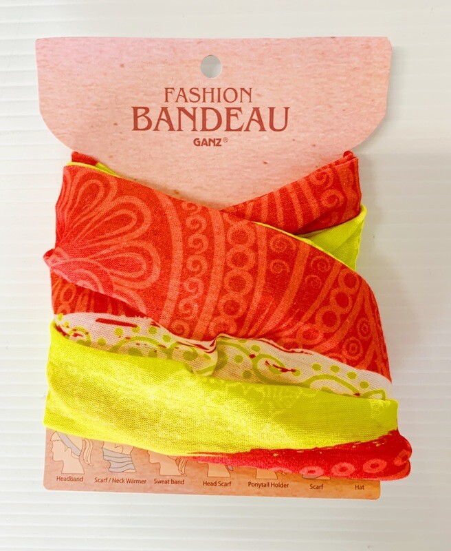 Abstract Orange Bandeau