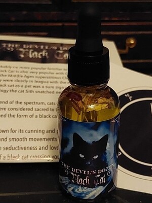 The Black Cat Oil - Money, Love, Invisibility, Cunning