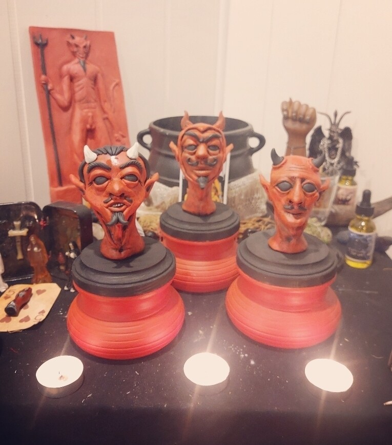 Red Devil Spirit Pot - Devil of the Crossroads
