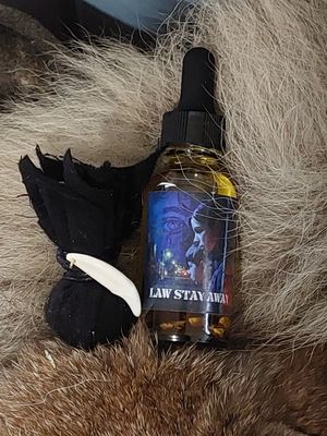 Law Stay Away Charm + Oil Set
