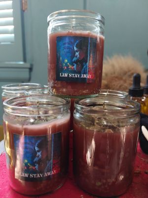 Law Stay Away Candle