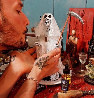 Santa Muerte Statue