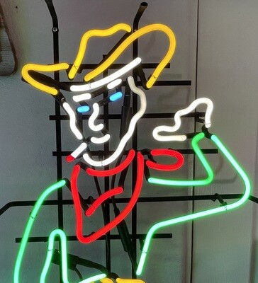 Vegas Vic Cowboy Neon Sign Marlboro Man