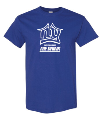 New York Giants - This Team Makes Me Drink Shirt