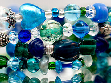 Sea Glass Adoption Prayer Bracelet