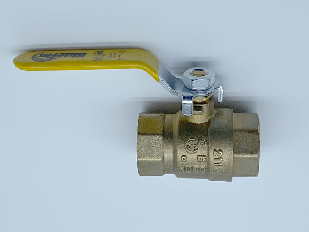 3/4" Ball valve Natural Gas ONLY