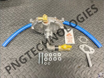 Powerhorse 13000es watt Natural Gas kit Plus hose & Quick Connects