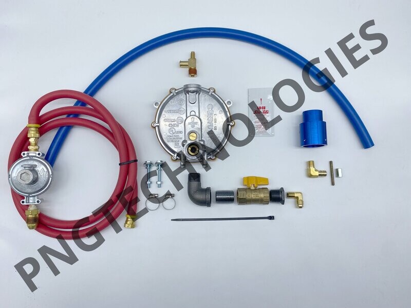 Honda Engine Propane Kit Engine numbers GX240, GX340, GX360, GX390 Top Mount air cleaner without Quick Connects