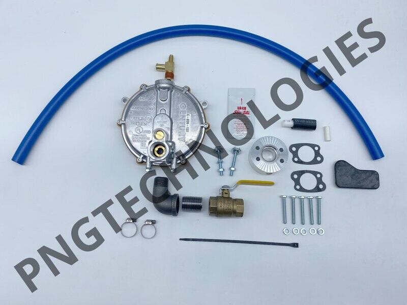 Briggs & Stratton Engine 6 oz Natural gas Kit Plus Hose & Quick Connects