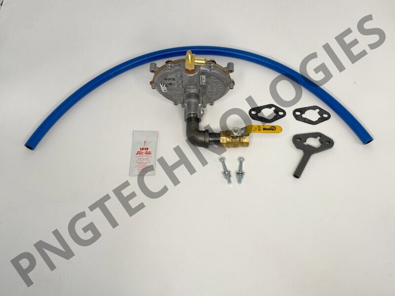 Honda EM &amp; EU5000is watt Natural gas kit Plus hose &amp; Quick Connects