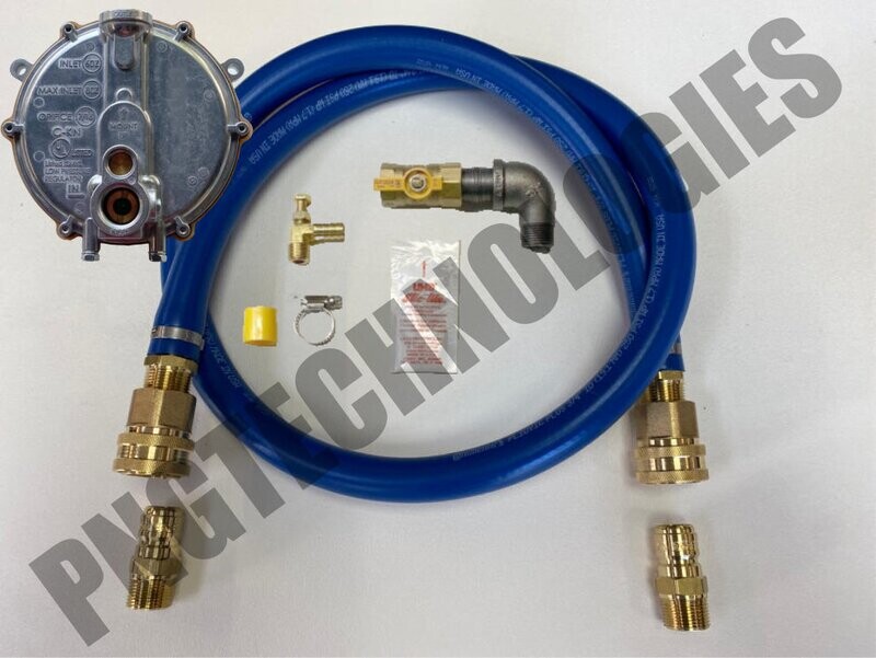 DuroMax XP15000EH 4oz Natural Gas Kit plus hose & Quick Connects