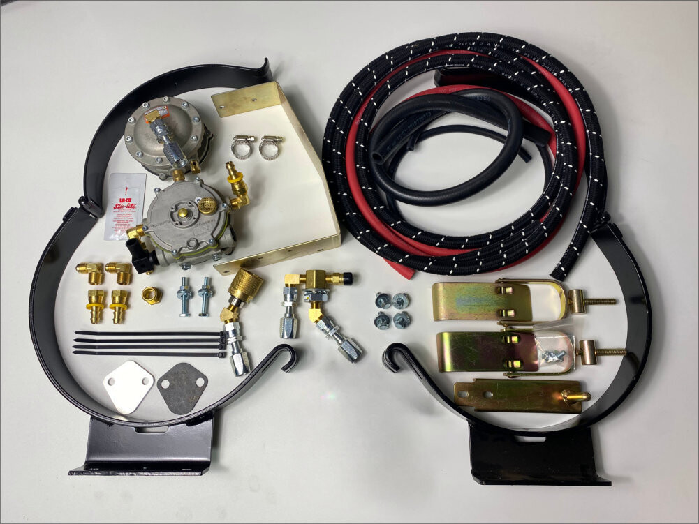 White Mobililft Complete LPG forklift kit