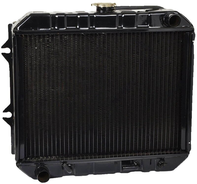 thumbnail image 2 of 2-Row Aluminum Radiator Assembly For Mitsubishi Cat Nissan Forklift – Replaces 93E0100010, 1-Year Warranty 2 of 6