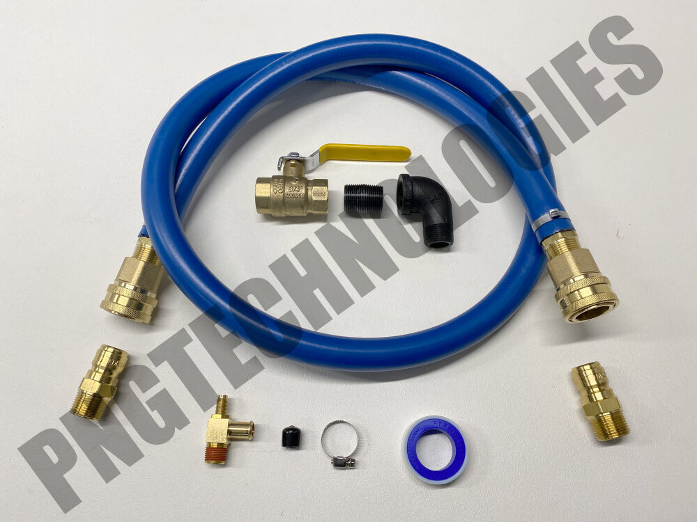 DuroMax XP15000EH Natural Gas Kit plus hose &amp; Quick Connects