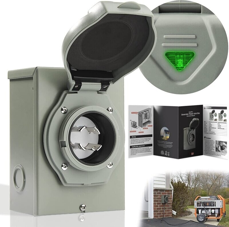 GeepKey 30 Amp Power Inlet Box