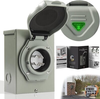 GeepKey 30 Amp Power Inlet Box (THIS PRODUCT HAS HAD A PRICE INCREASE)