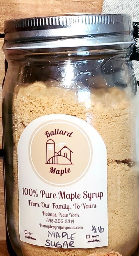 Granulated Maple Sugar- 1 Lb Jar