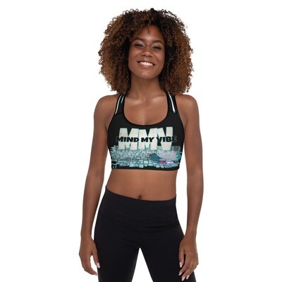 MMV - Lotus/Perseverance, Padded Sports Bra