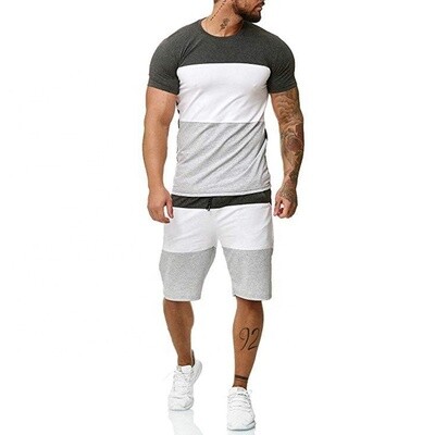 Casual summer wear, short sleeve and shorts set