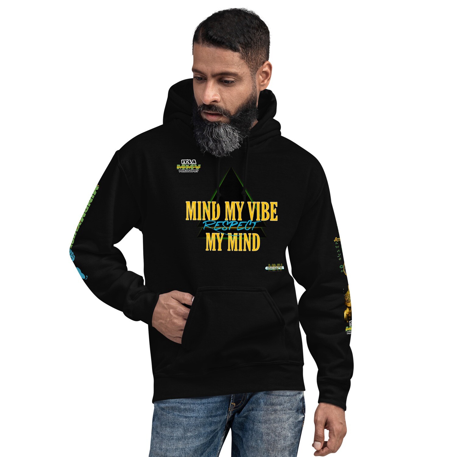 MMVCREATIONS - Respect My Mind. Unisex Hoodie