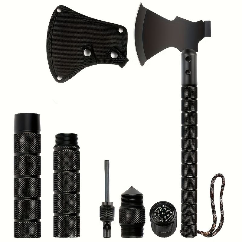 Camping Survival Tactical Hatchet  Axe - Durable, Multi-Function,