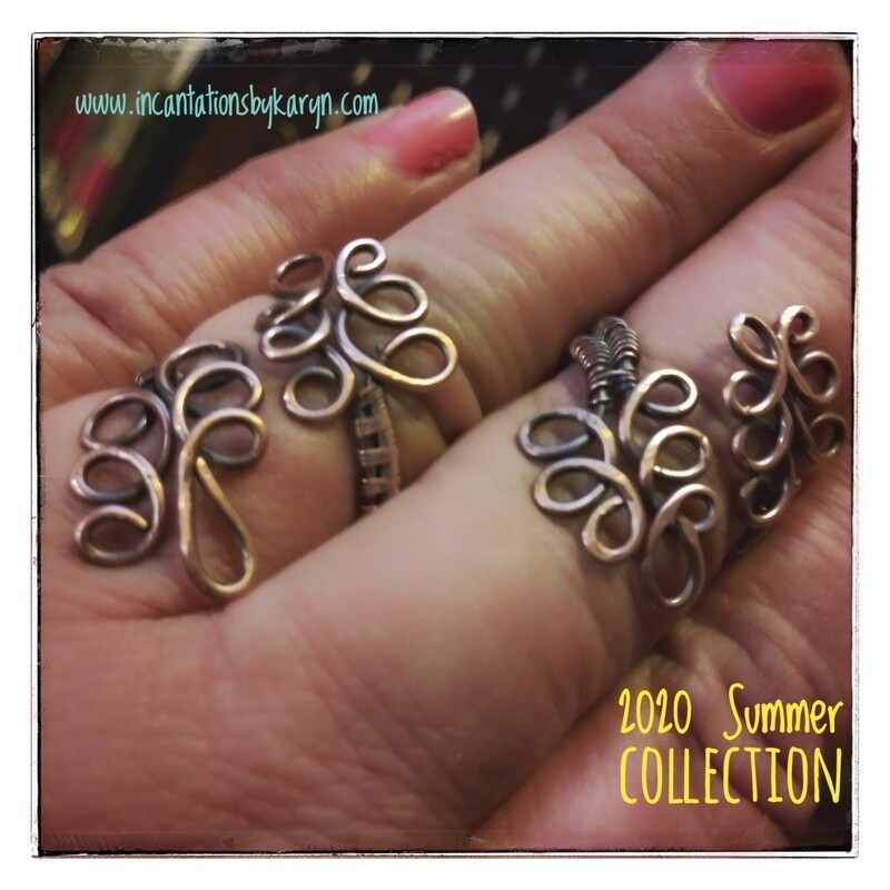 Warm Summer Leaves Ring