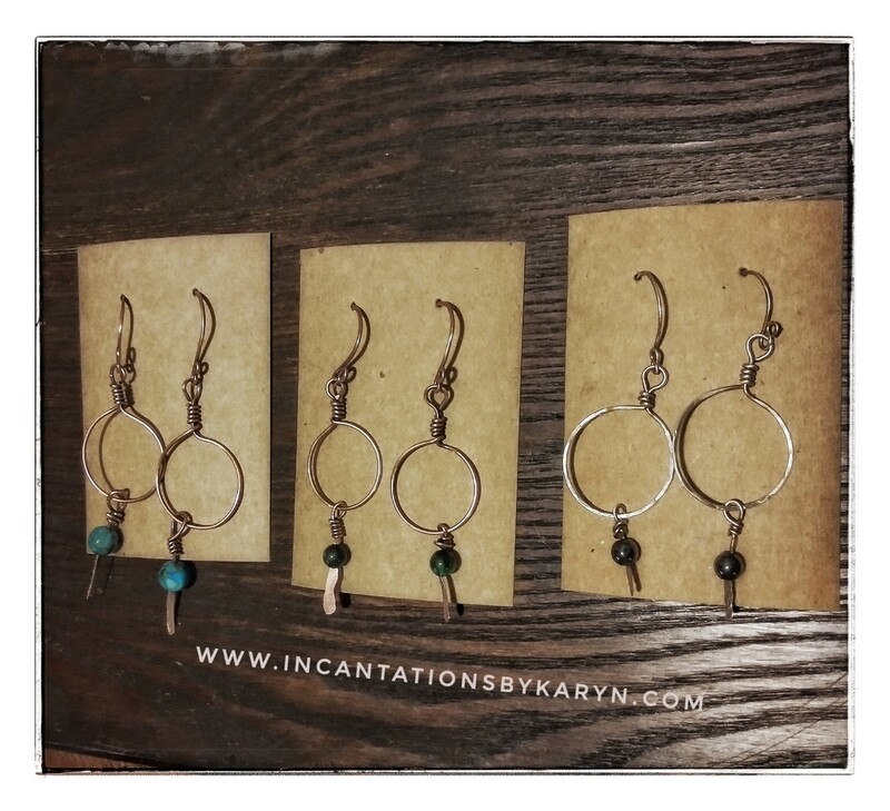 Sterling Silver or Copper Hoops