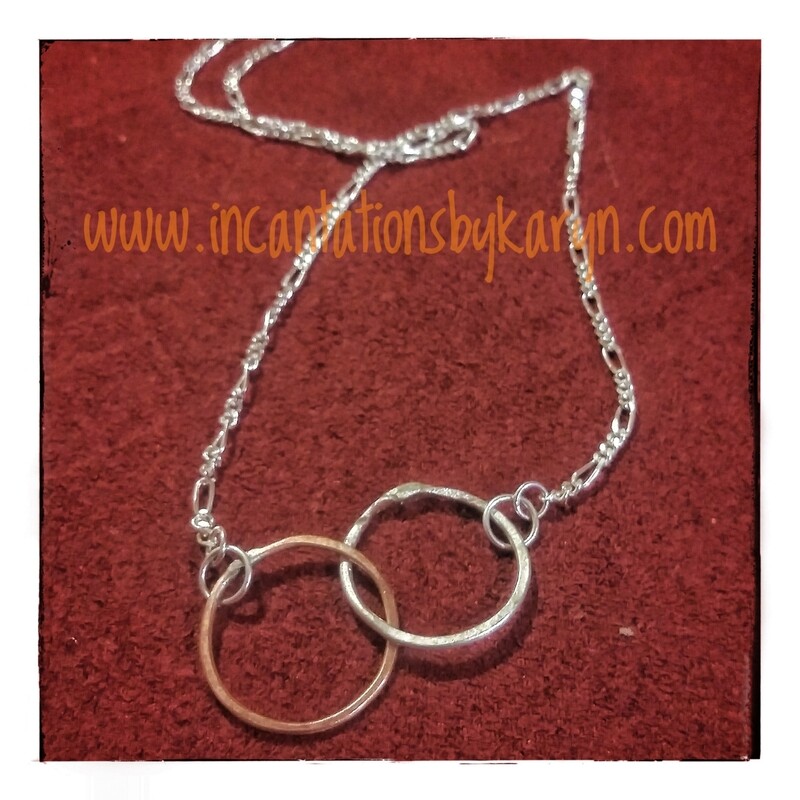 Mother/Daughter Circle Necklace