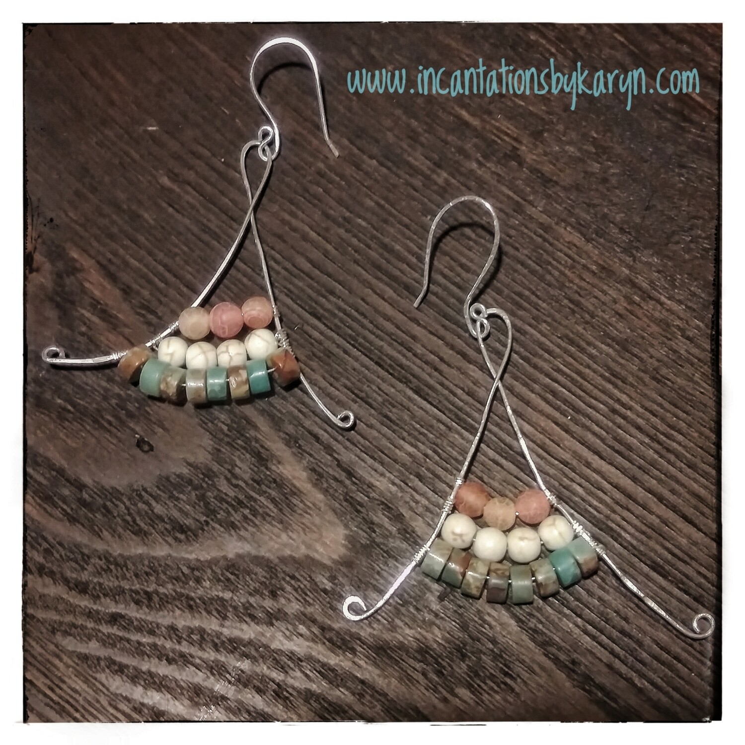 Out-To-Sea Sterling Silver Earrings