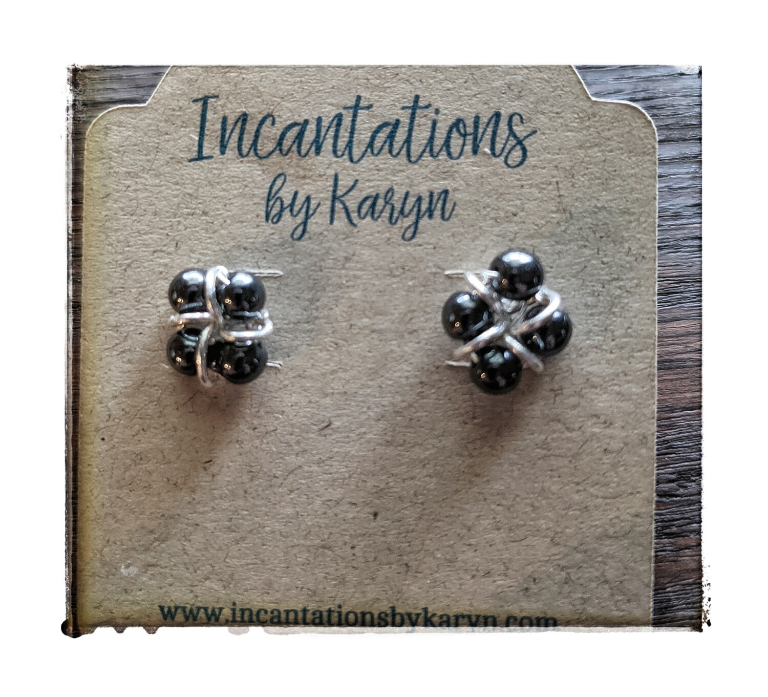 4 Gemstone Studs