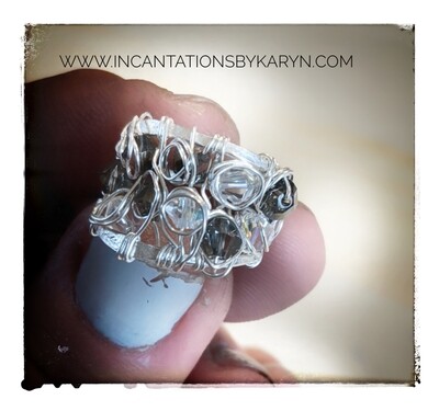 Sterling silver &amp; Swarovski crystal ear cuff