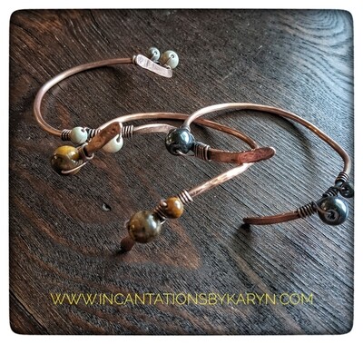Copper Snake Cuffs