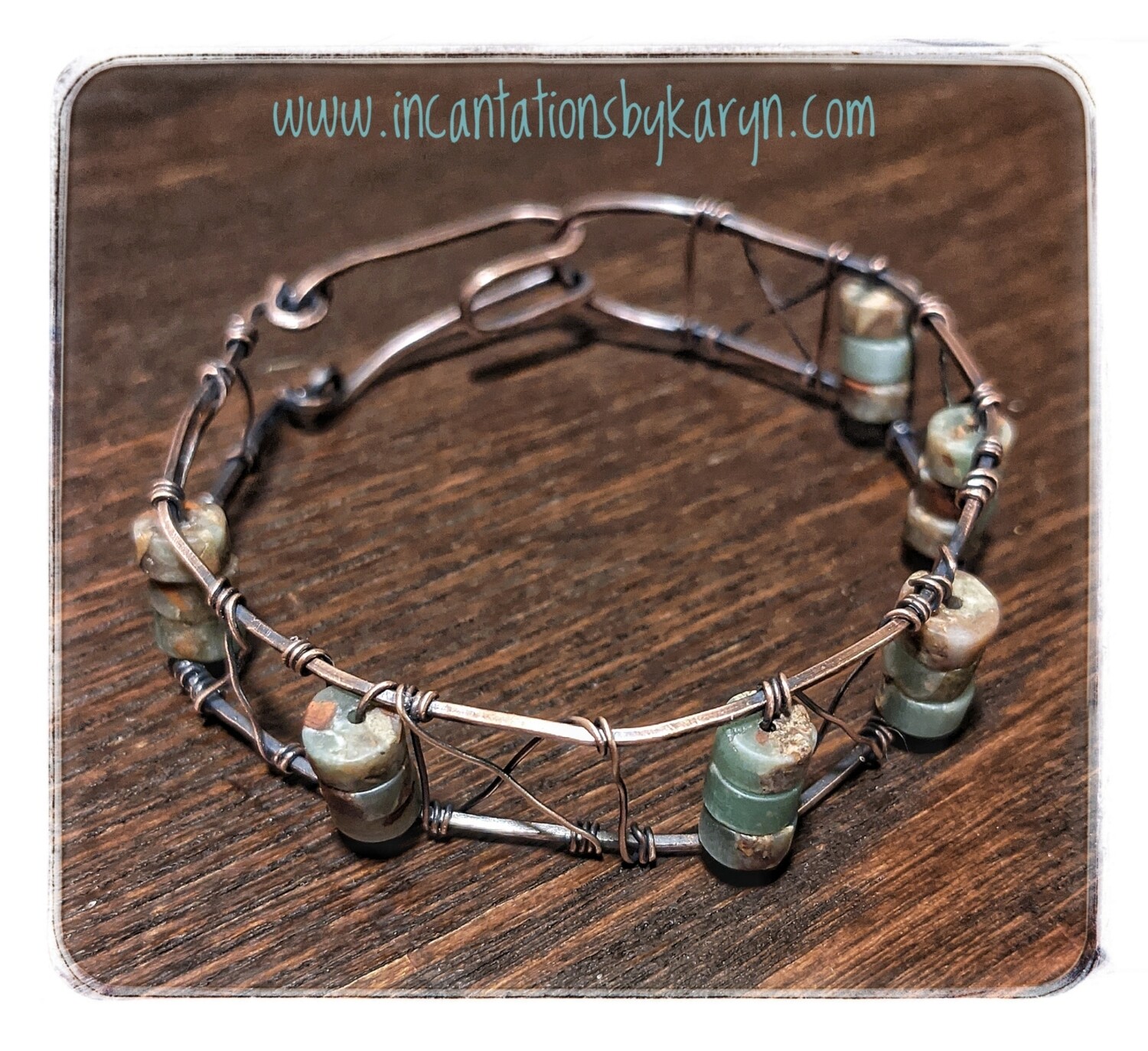 Copper X Bracelet