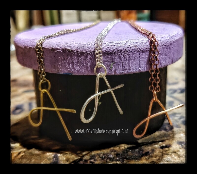 Initial necklaces