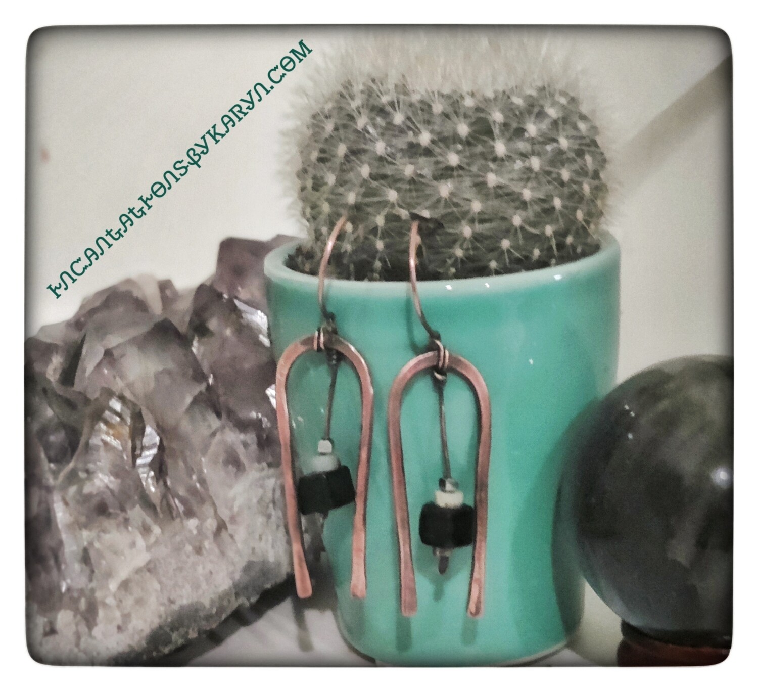 Genuine Copper Arch Earrings