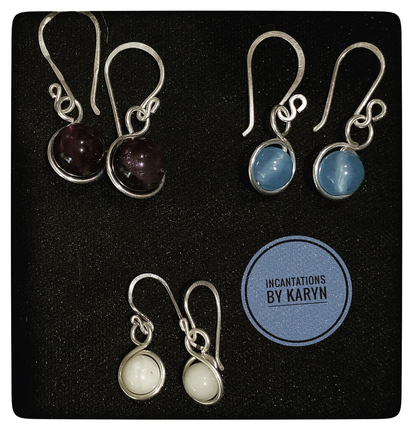 Signature Simple Gemstone Earrings