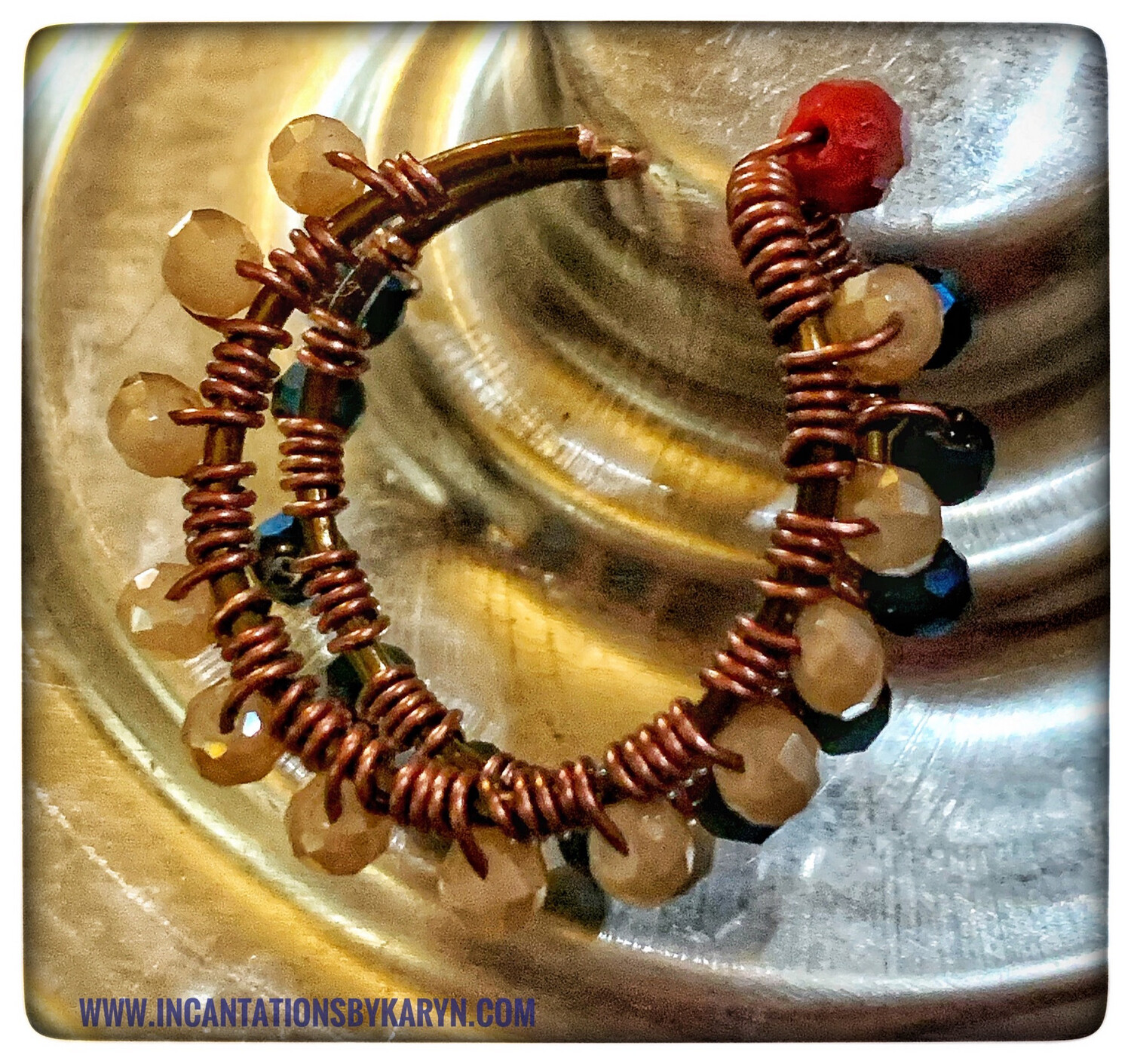 Open Ended Adjustable Adorned Ring