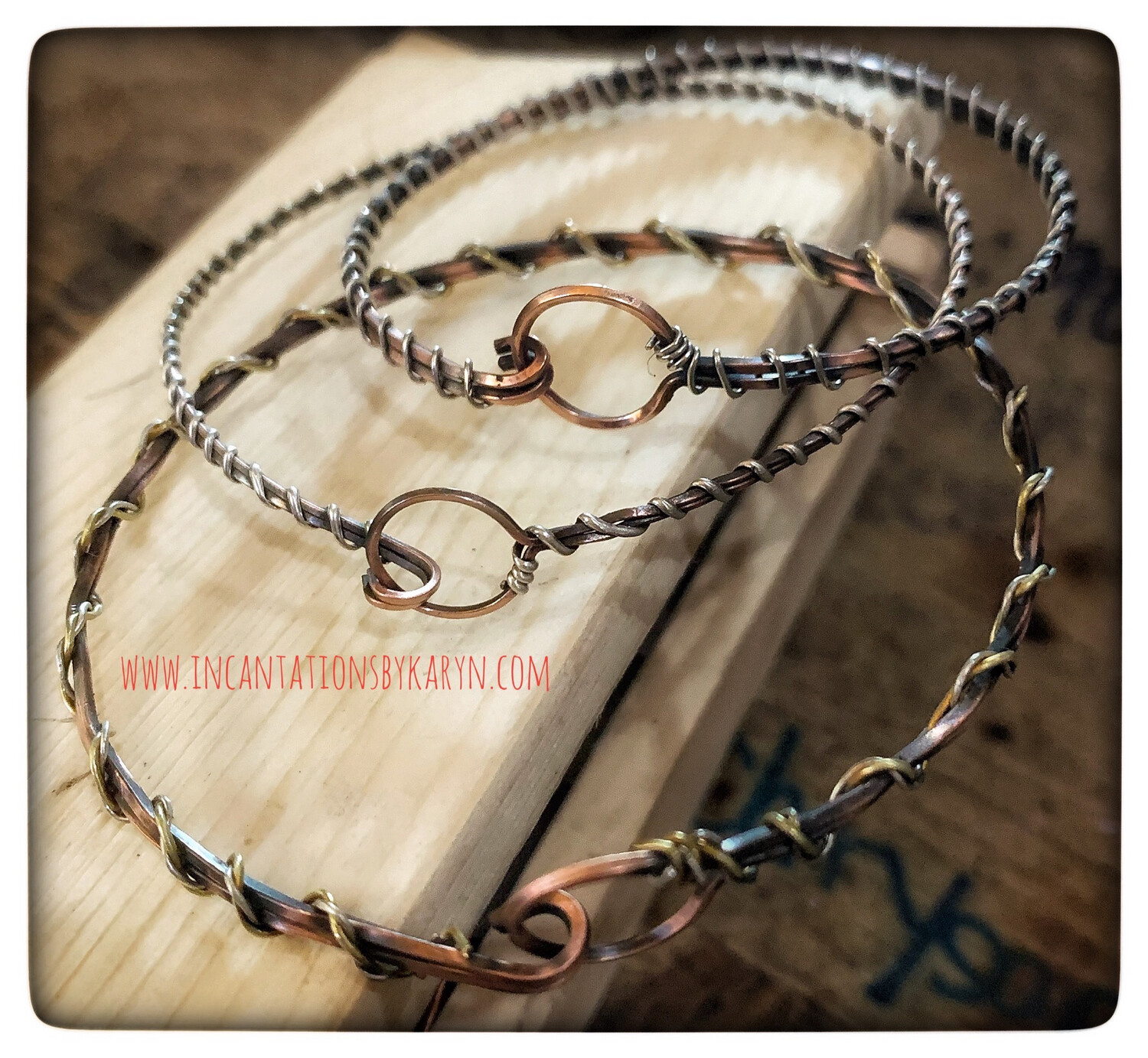 Stacking Mixed Metal Bracelets