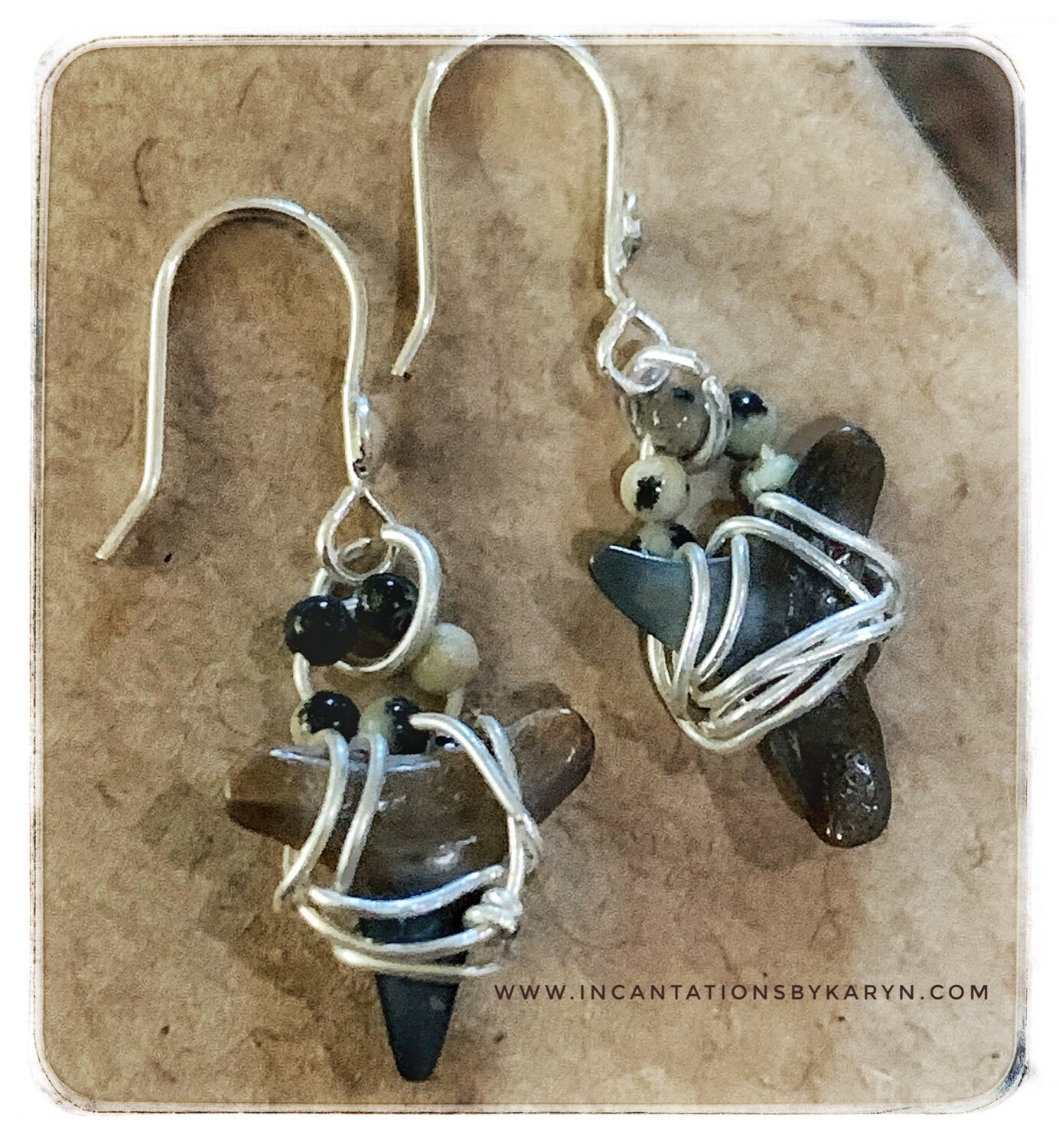 Shark Teeth Micro Earrings